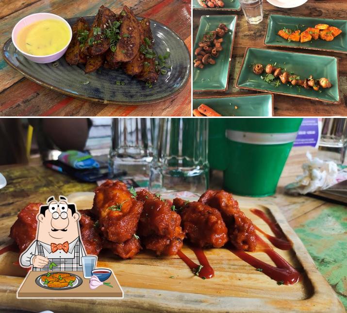 Chicken wings at Hippie@Heart, Bhandarkar Road