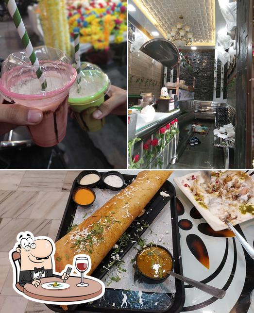 This is the photo displaying food and beverage at Jain Chaat Corner