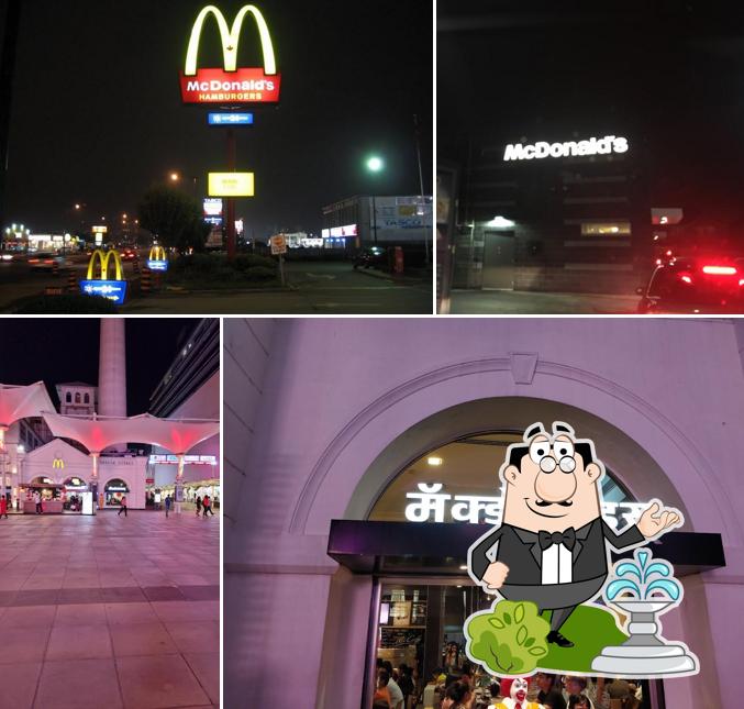 The exterior of McDonald's