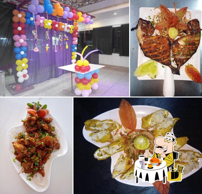 Meals at Hotel New Sky Touch Roof Top Family Restaurant Bar & Banquets
