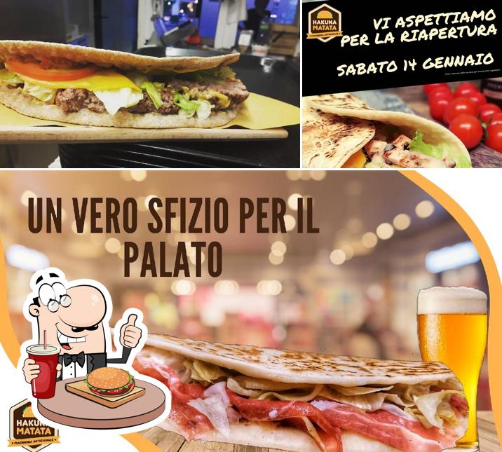 Hamburger al Hakuna Matata piadineria