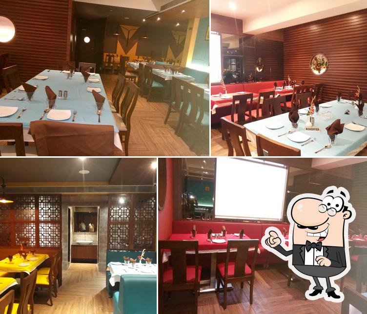 The interior of Hotel Chandrahas Family Deluxe