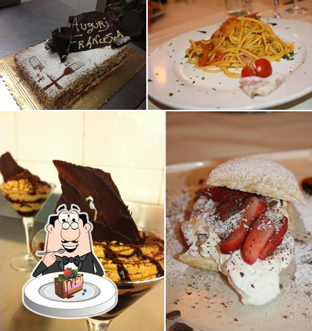 Torta al cioccolato al Osteria L'oca bianca