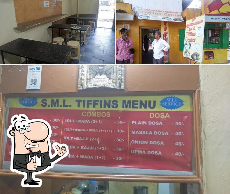 Here's a picture of S M L TIFFINS(Sri Maha Laxmi Tea& Tiffin Centre)