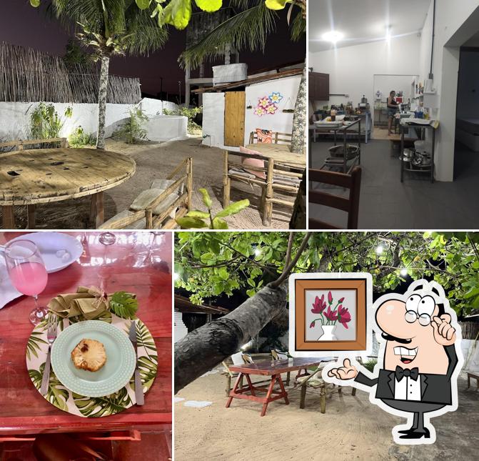 O interior do Restaurante escola Esquina do Brasil