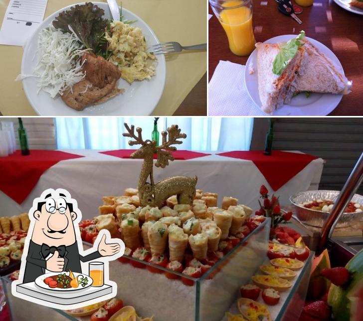 Comida em Restaurante Trentin