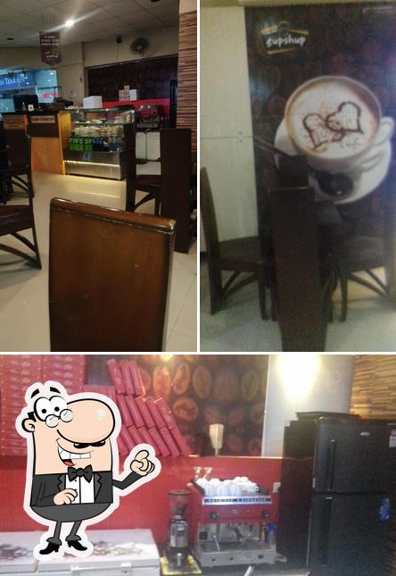The interior of GUPSHUP CAFE & BAKERY