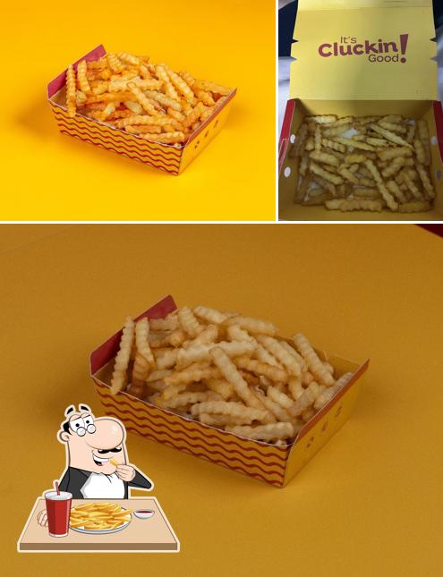French fries at Cluckin - Fried Chicken, Burgers, Munchies