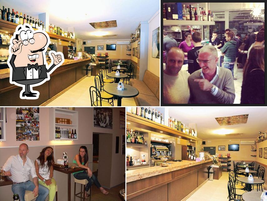 Gli interni di Bar moderno