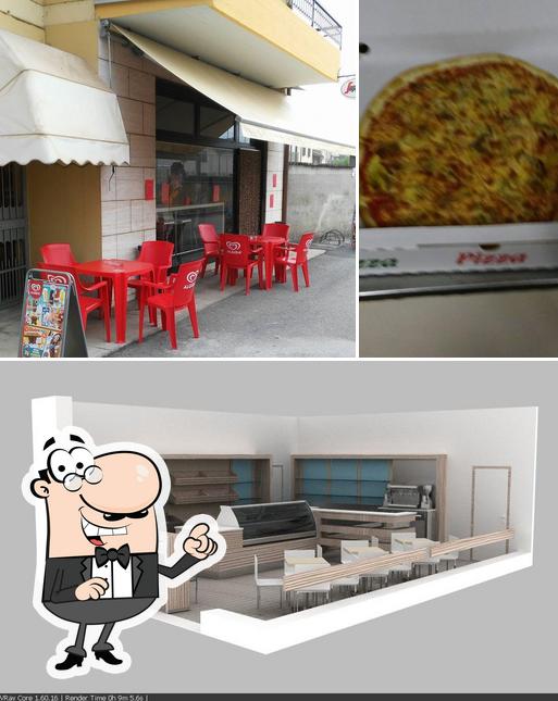 Tra le diverse cose da Caffetteria Panetteria El Saba di Gianluigi Sabadini si possono trovare la interni e cibo