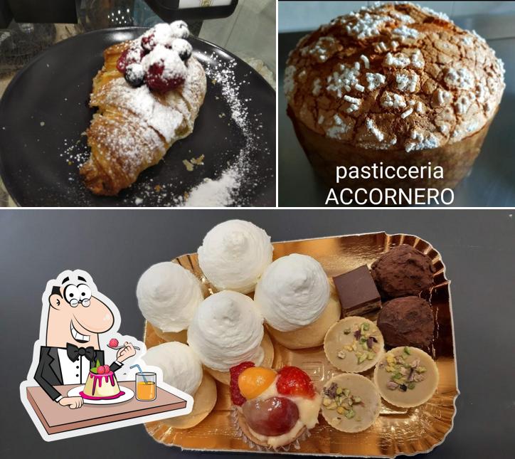 Pasticceria Accornero offre un'ampia selezione di dessert