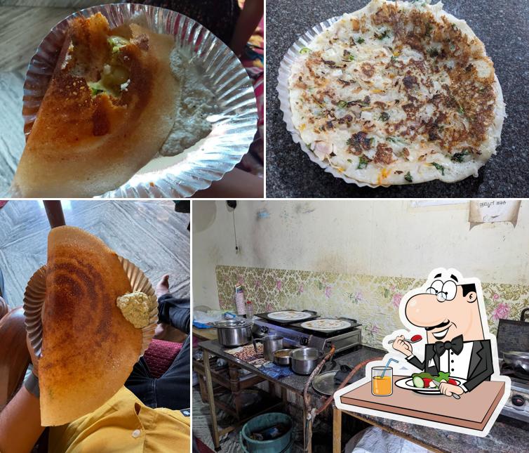 Food at Aithala's Ekadanta Mane tindi