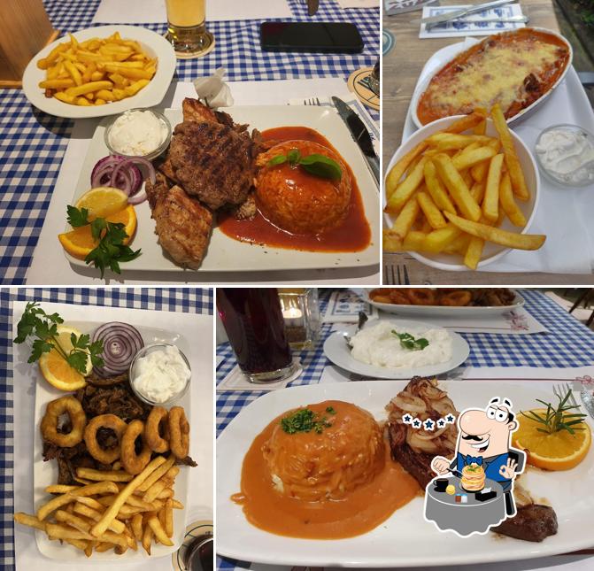 Plats à Restaurant Corfu