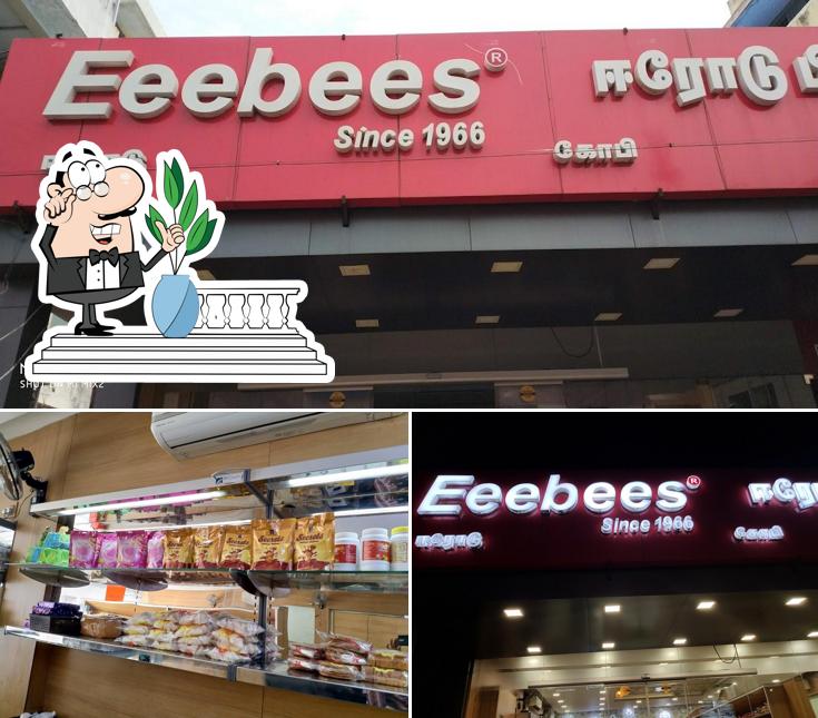 The exterior of Eeebees Bakery