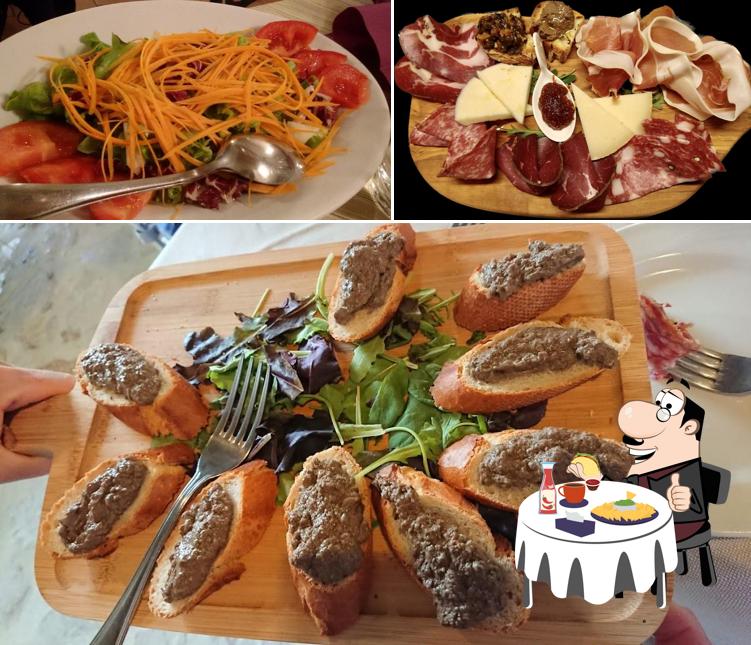 Piatto di formaggi al La Locanda Del Borgo