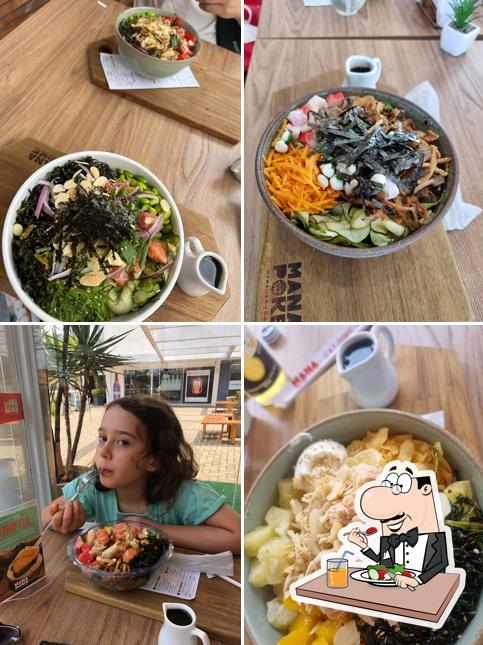 Platos en Mana Poke - Piracicaba