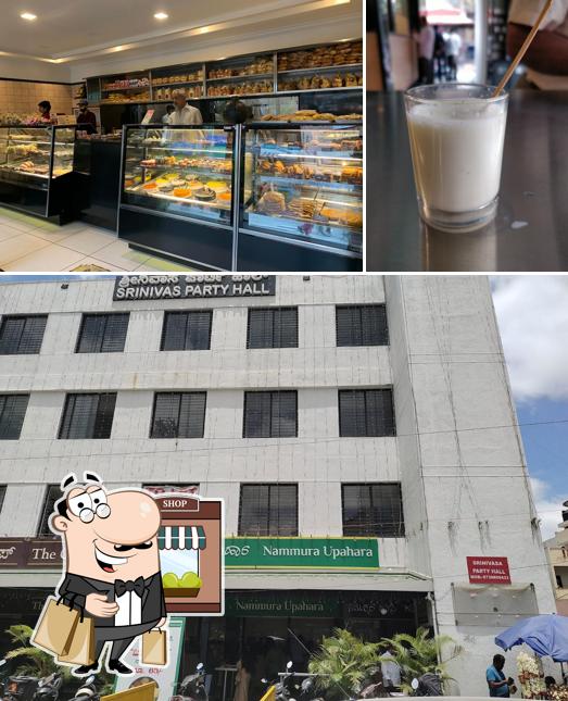 The restaurant's exterior and beverage