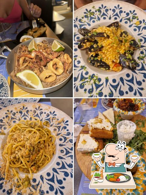 Calamari fritti al Osteria Popolare Nonna Rita Palermo