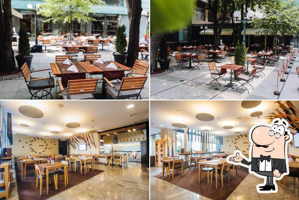 Gli interni di Restaurant Union