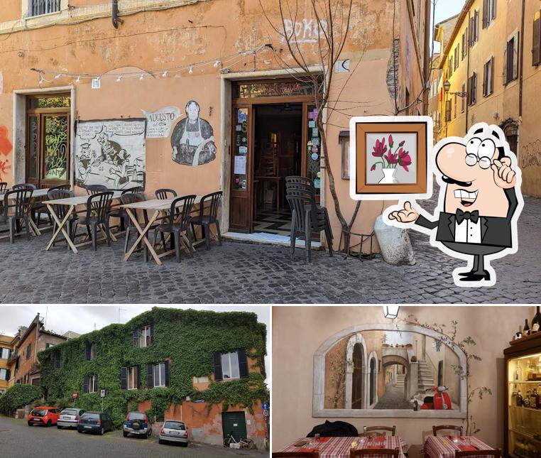 La interni e esterno del ristorante