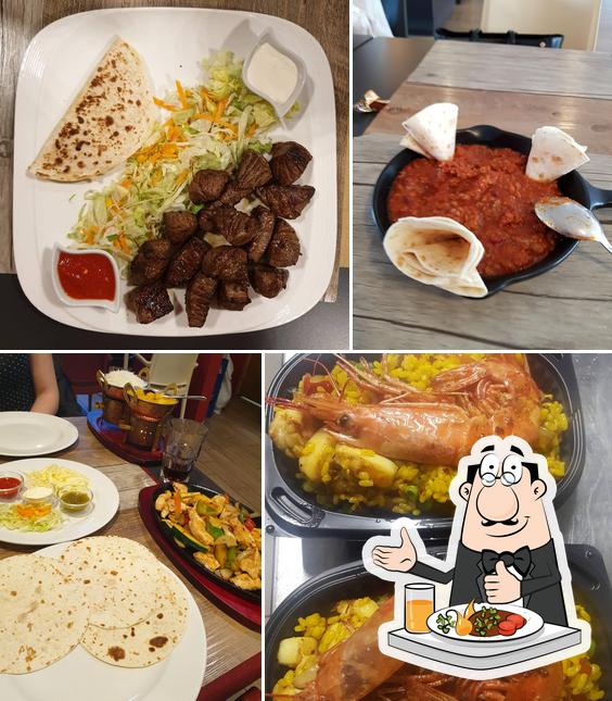 Platti al Ristorante Mex Indo