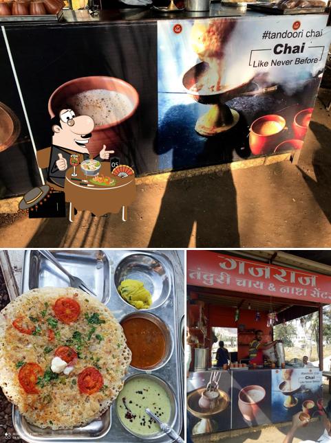 The photo of food and beverage at Gajaraj Tandoori Chai
