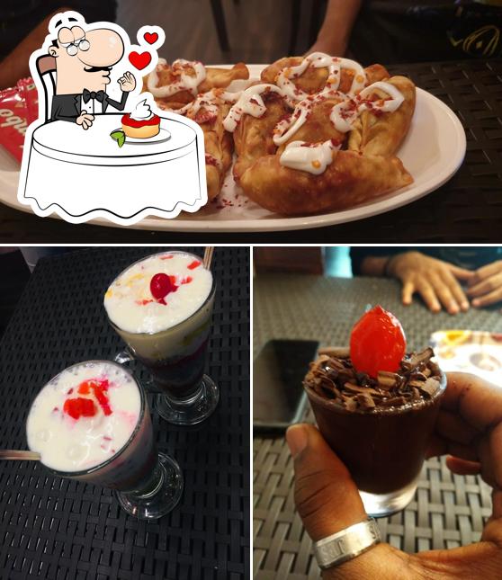 Cafe kp provides a variety of desserts