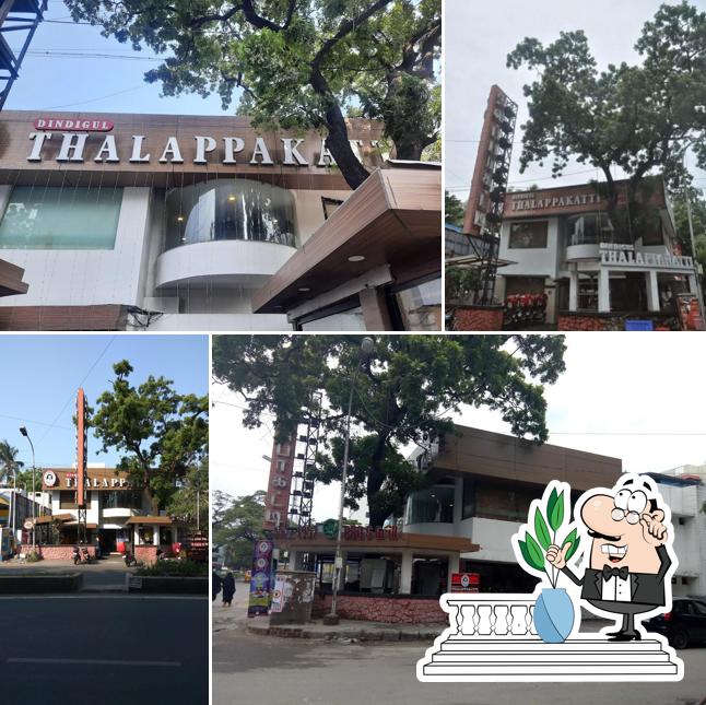Enjoy the view outside Dindigul Thalappakatti Restaurant