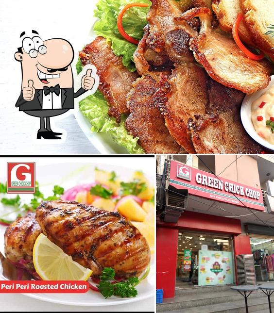 Look at the pic of Green Chick Chop