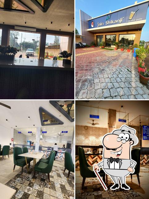 The restaurant's exterior and interior