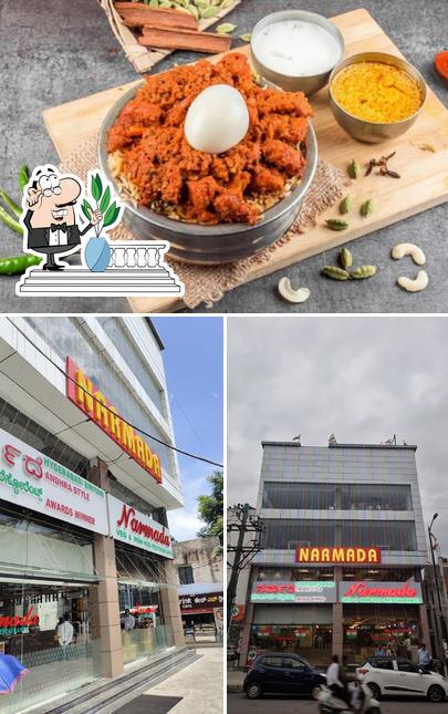 Narmada Restaurant Kammanahalli is distinguished by exterior and food