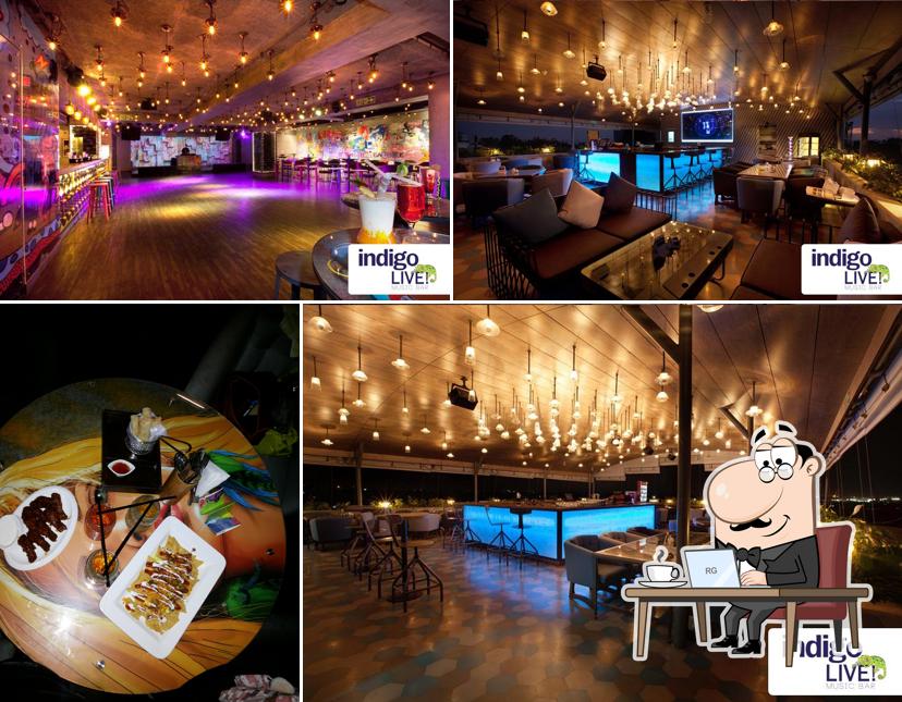 The interior of Indigo Live Music Bar