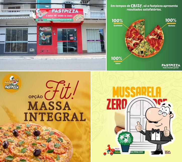 O exterior do Fast Pizza Aracruz