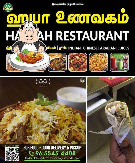 Meals at HAYAAH RESTAURANT