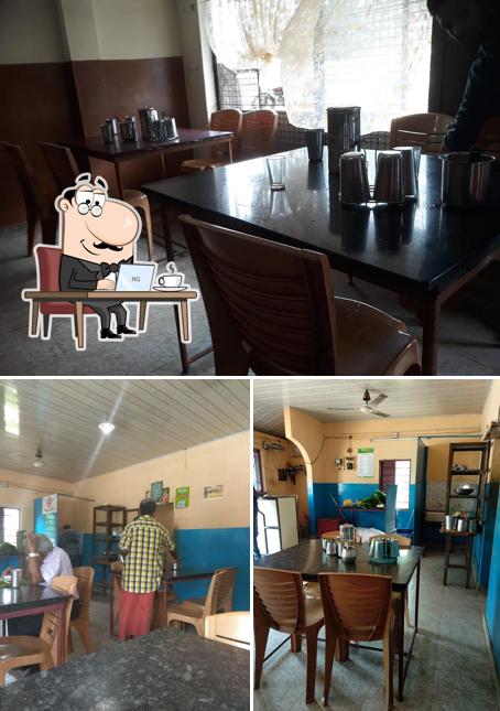 The interior of Hotel Souparnika