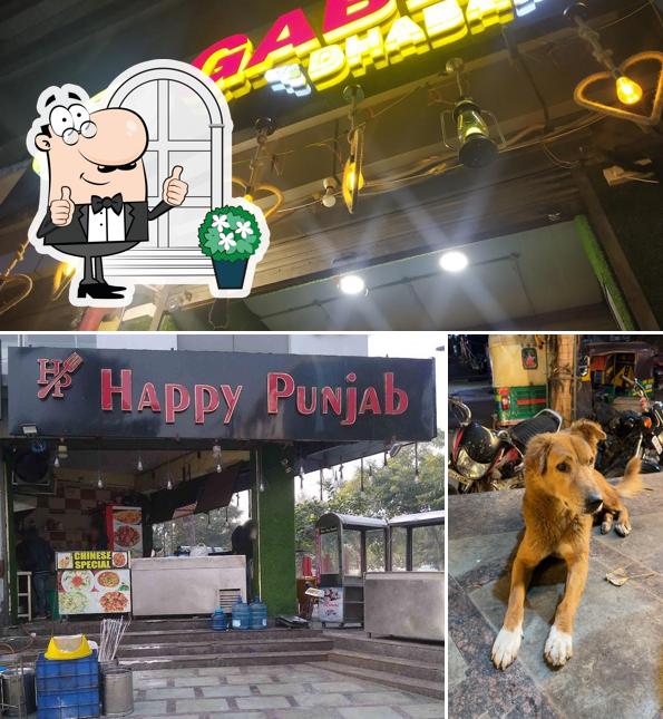 Enjoy the view at the outside area of Happy Punjab