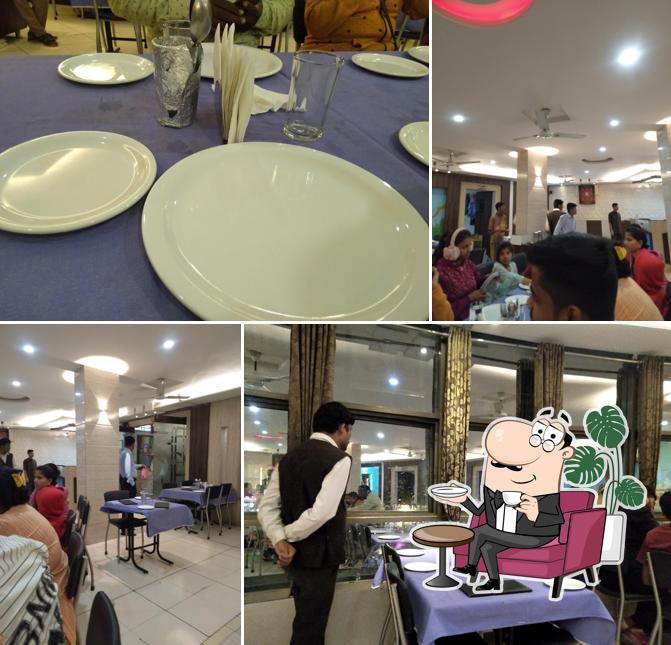 The interior of Hotel Murali pure veg