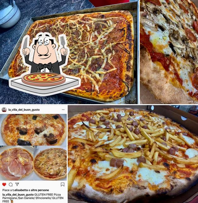 Prenditi tra le svariate varianti di pizza