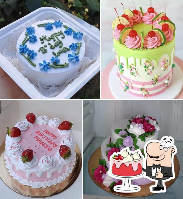 Red velvet cake at Cakemania Thoubal