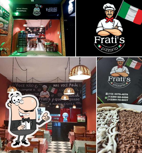 O interior do Fábio Pizzaria Tupi