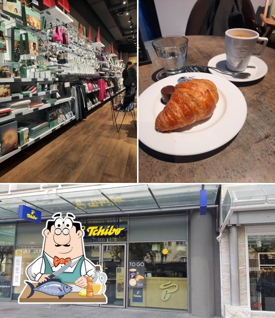 Salmone grigliato al Tchibo Filiale und Kaffeebar