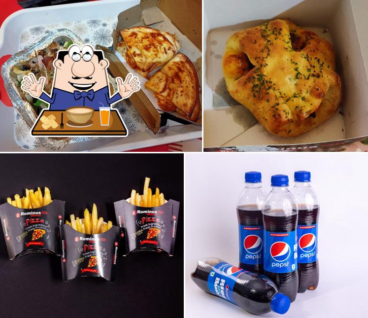 Meals at Rominus Pizza and Burger