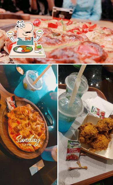 Food at The Down Town Cafe