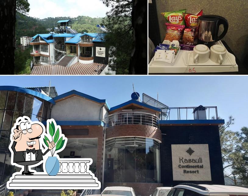 The picture of exterior and beverage at Kasauli Continental Resort - Kasauli