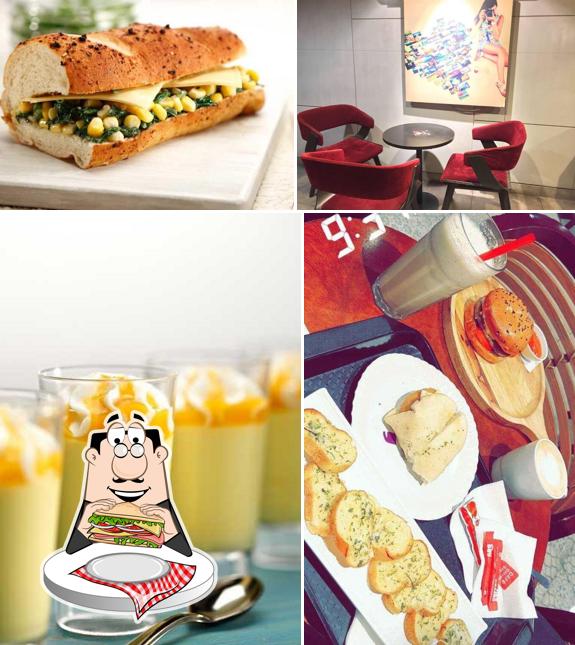 Have a sandwich at Café Coffee Day