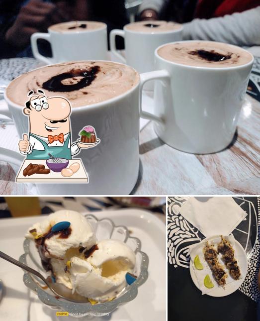 Gossip Cafe offers a selection of desserts