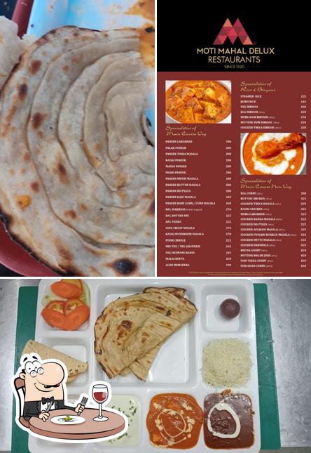Food at Moti Mahal Delux