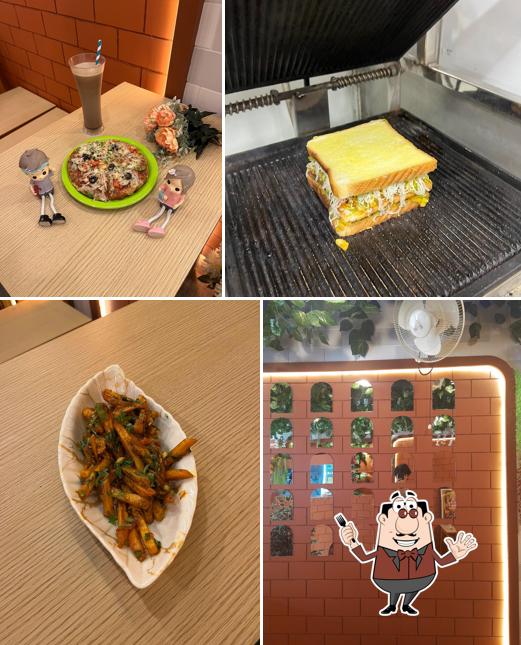 Food at New Leaf Cafe