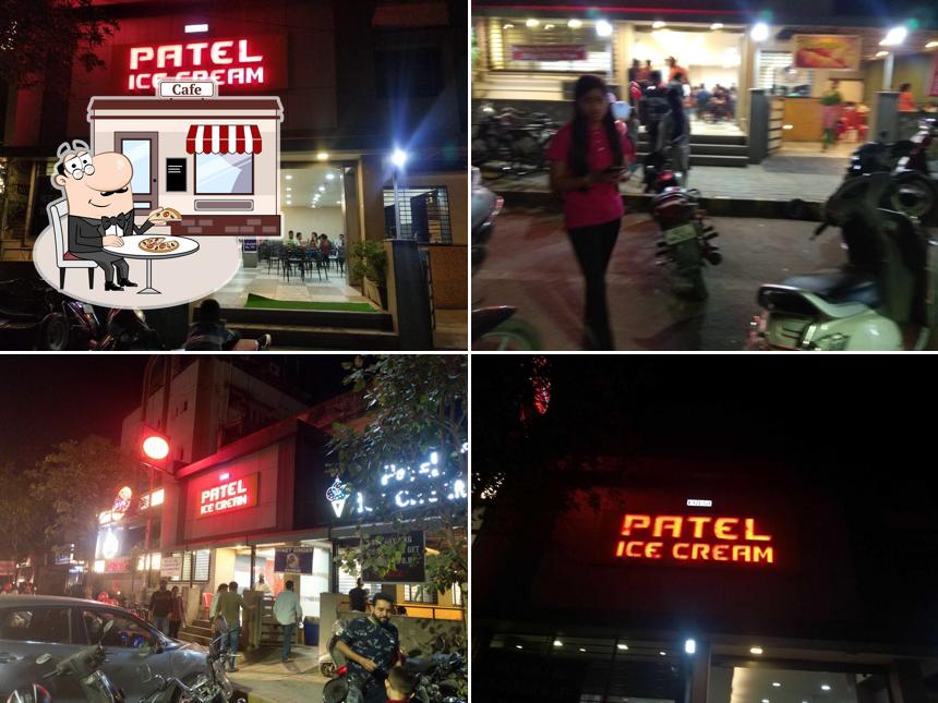 Enjoy the view outside Patel Ice Cream