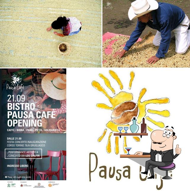 Gli interni di Bistro Pausa Café